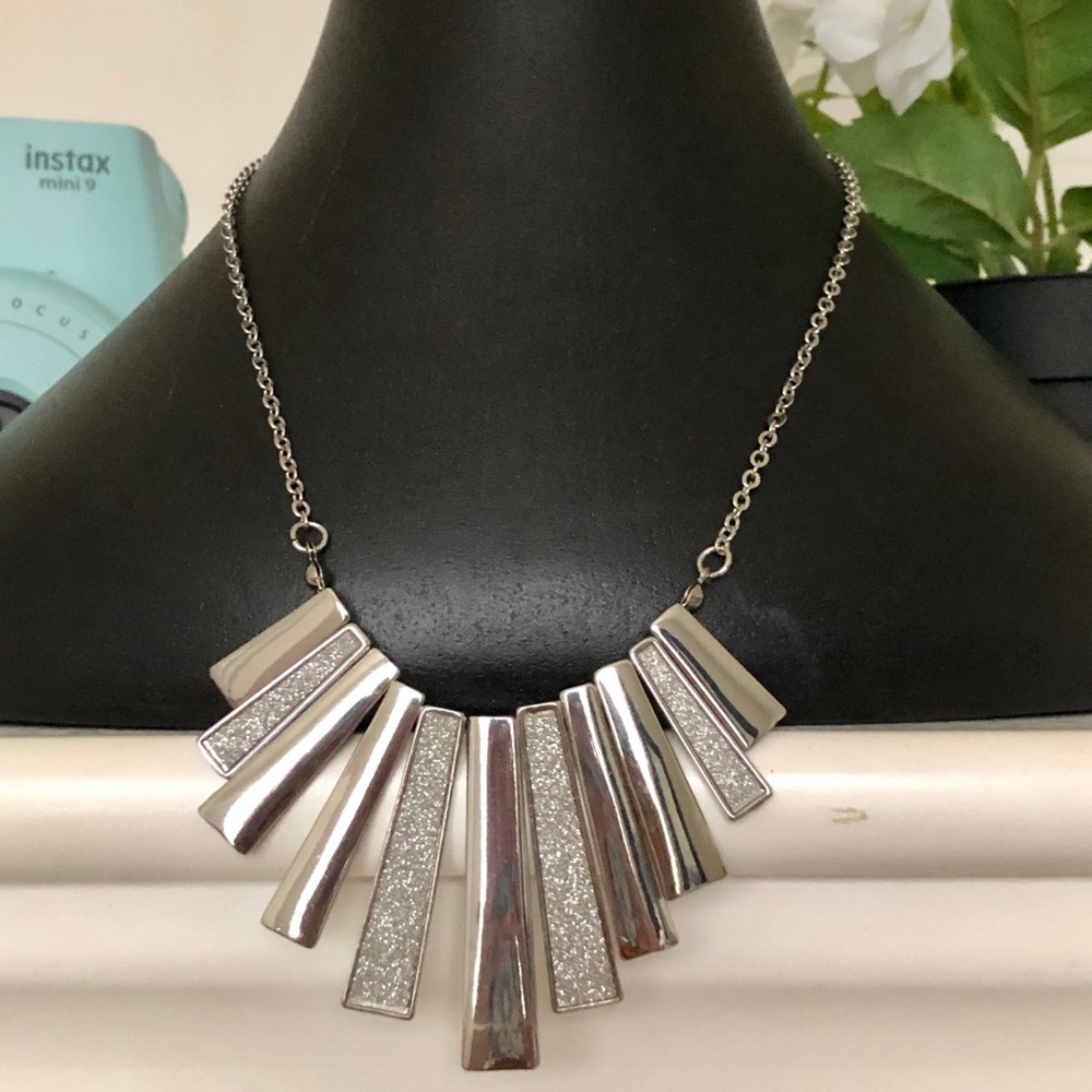 Silver Statement Necklace *Charming Charlie